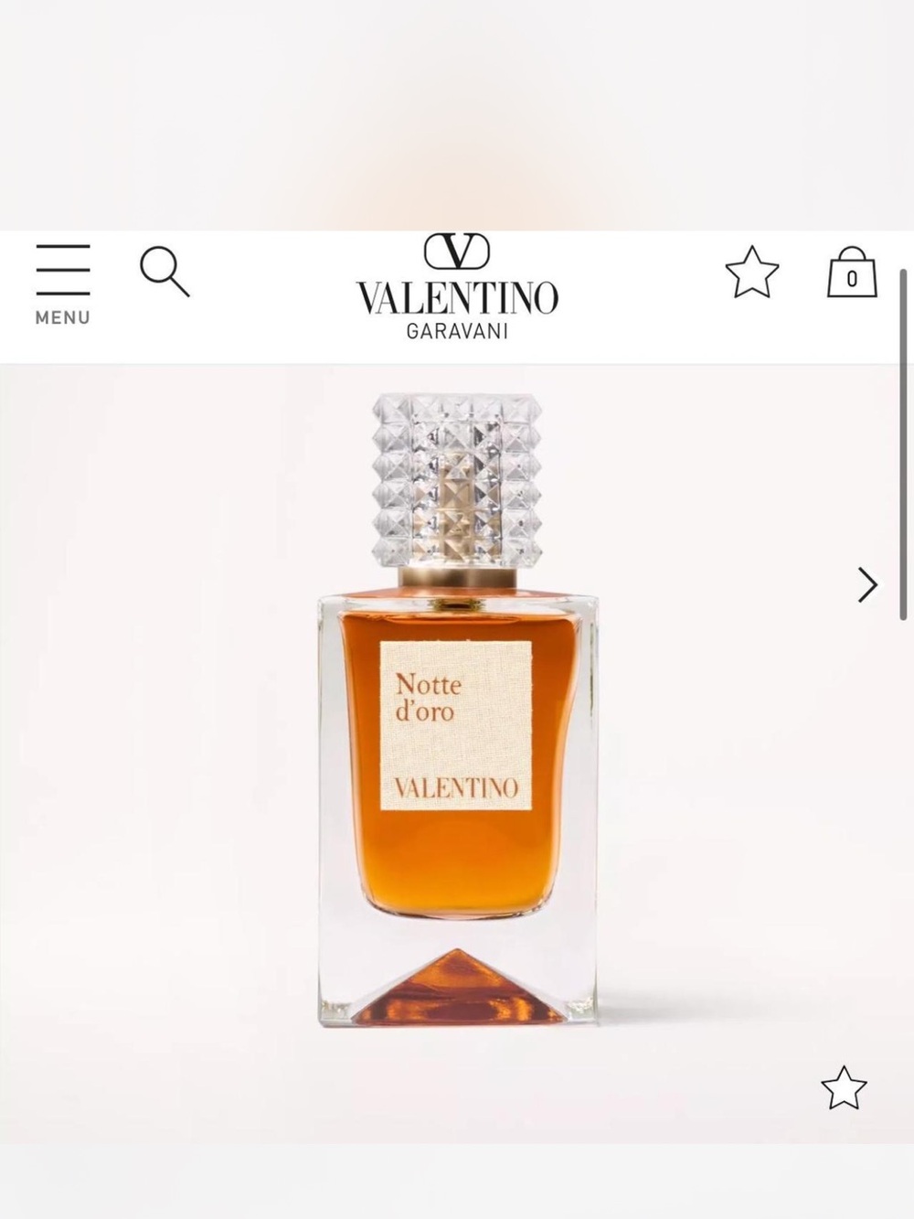 Valentino Cream Linen 'Anatomy of Dreams' Box